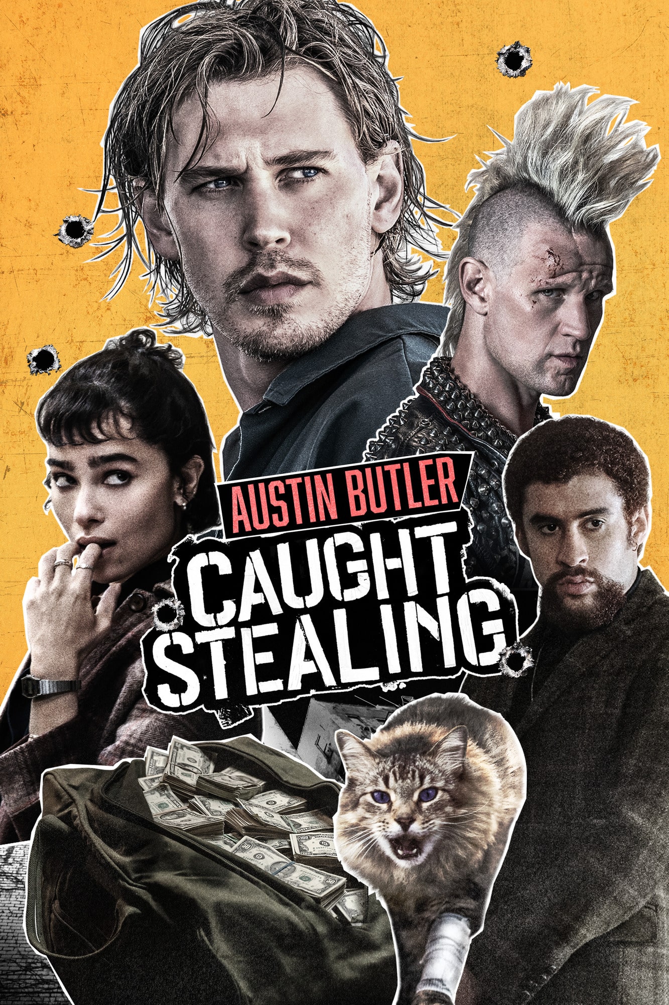 Key art of Austin Butler, Zoe Kravtiz and Matt Smith